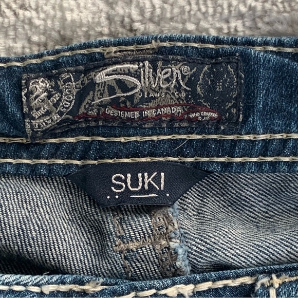 SILVER JEANS CO Suki Straight Leg Jeans | Low Rise | Size 26 /32 - Picture 8 of 16